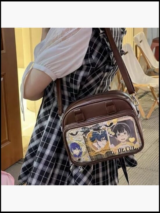 Ita Bag Backpack with Insert Big Capacity Single Shoulder Crossbody Y2K Handbag